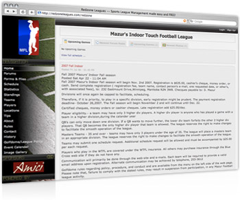 Mazur's Indoor Touch Football League